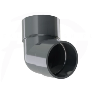 Kolano PVC ⌀ 90 firmy KROP kolor grafit